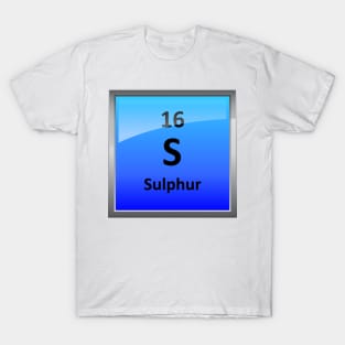 Sulphur Periodic Table Element Symbol T-Shirt